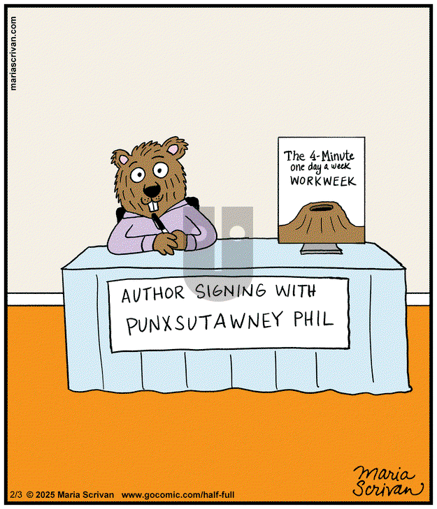 Half Full on Monday February 3, 2025 Comic Strip