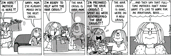 Cathy Classics on Saturday June 8, 1991 Comic Strip