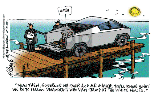 Henry Payne - Monday April 14, 2025 Comic Strip