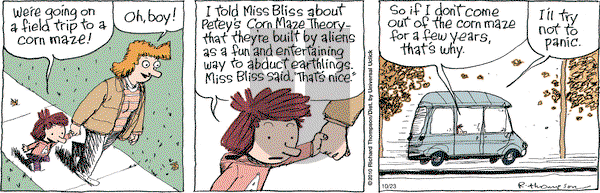 Cul de Sac on Saturday October 23, 2010 Comic Strip