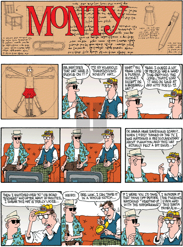 Monty on Sunday November 20, 2011 Comic Strip