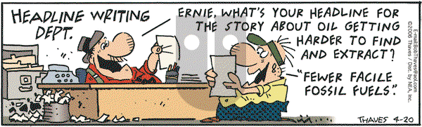 Frank and Ernest on Thursday April 20, 2006 Comic Strip