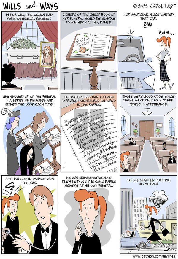 Lay Lines on Monday November 6, 2023 Comic Strip