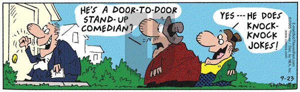 Frank and Ernest on Friday September 23, 2005 Comic Strip