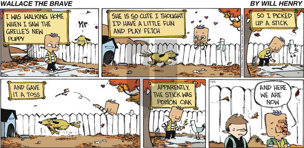 Wallace the Brave on Sunday October 6, 2019 Comic Strip