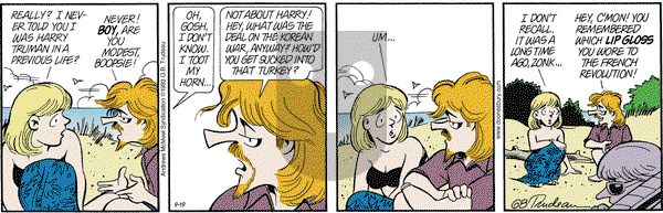 Doonesbury on Thursday September 19, 2019 Comic Strip