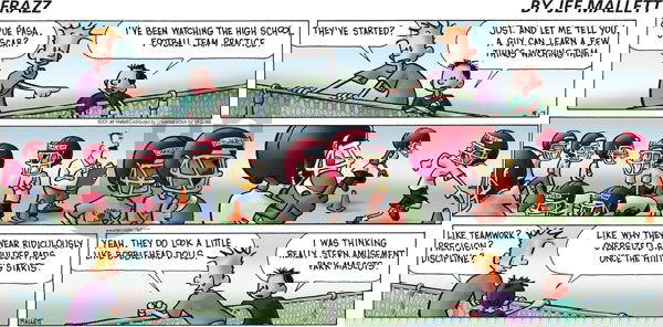 Frazz on Sunday August 7, 2011 Comic Strip