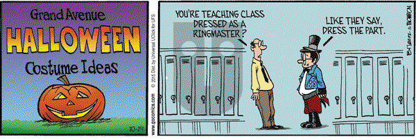 Grand Avenue on Thursday October 29, 2015 Comic Strip