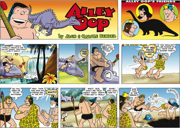 Alley Oop on Sunday April 14, 2013 Comic Strip