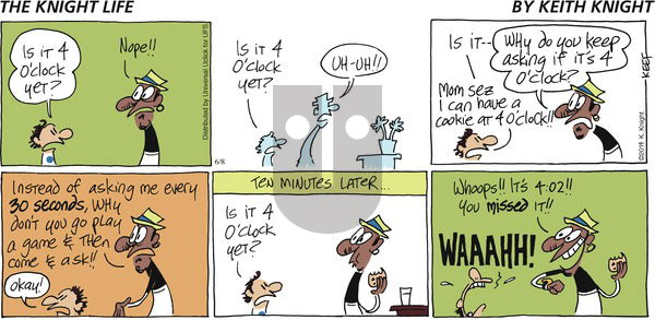 The Knight Life on Sunday June 8, 2014 Comic Strip