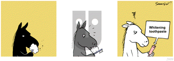 Dark Side of the Horse on Monday December 24, 2012 Comic Strip