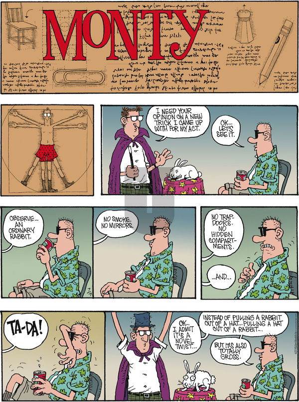 Monty on Sunday July 7, 2019 Comic Strip