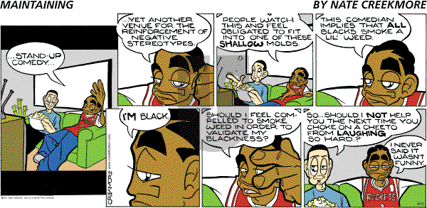 Maintaining on Sunday September 23, 2007 Comic Strip