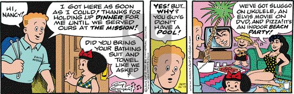 Nancy on Thursday September 26, 2013 Comic Strip