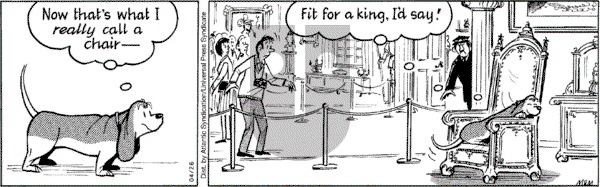 Fred Basset on Tuesday April 26, 2005 Comic Strip