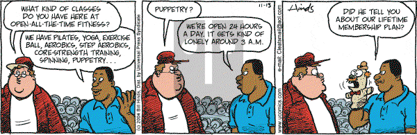 Cleats - Saturday November 13, 2004 Comic Strip