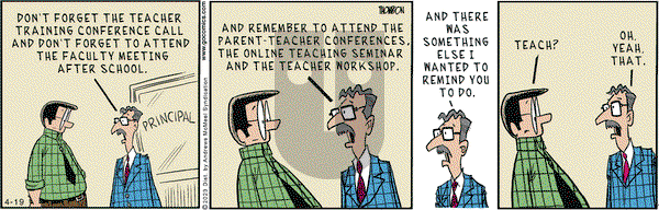Grand Avenue on Wednesday April 19, 2023 Comic Strip