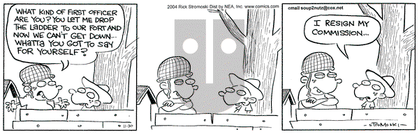 Soup to Nutz - Old on Tuesday November 30, 2004 Comic Strip