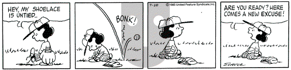 Peanuts on Saturday July 20, 1985 Comic Strip