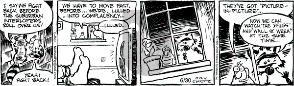 Over the Hedge on Friday June 30, 1995 Comic Strip