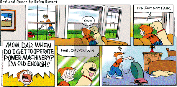Red and Rover on Sunday September 13, 2009 Comic Strip
