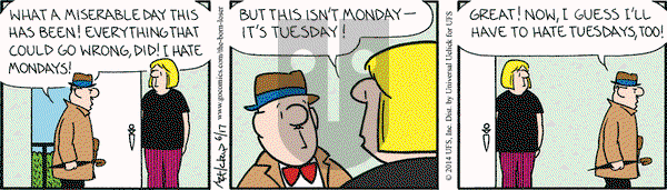 The Born Loser on Tuesday June 17, 2014 Comic Strip