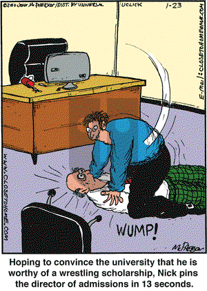 Close to Home on Saturday January 23, 2010 Comic Strip