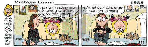 Luann - Monday September 1, 2003 Comic Strip