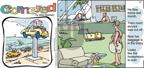 Cornered on Sunday August 3, 2003 Comic Strip
