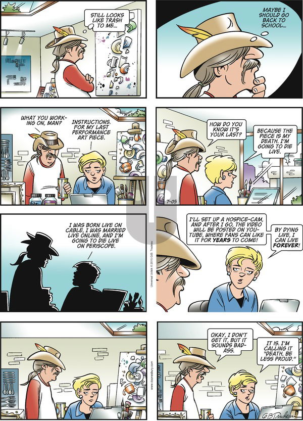 Doonesbury - Sunday July 5, 2015 Comic Strip