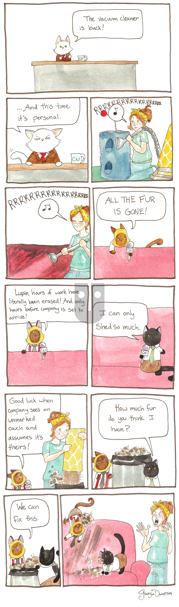 Breaking Cat News on Thursday June 18, 2015 Comic Strip