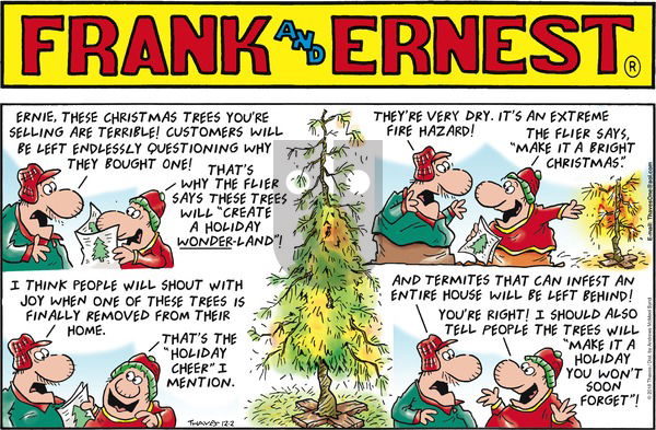 Frank and Ernest on Sunday December 2, 2018 Comic Strip