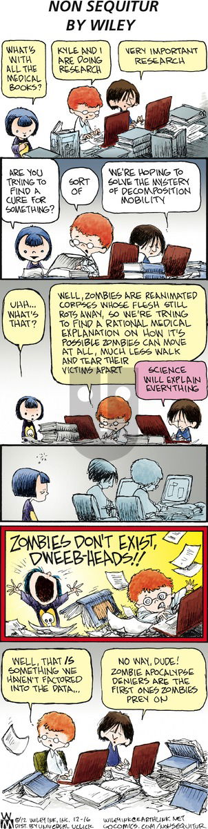 Non Sequitur on Sunday December 16, 2012 Comic Strip