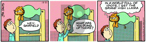 Garfield on Friday December 21, 1979 Comic Strip