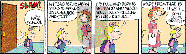 Drabble on Monday September 12, 2011 Comic Strip