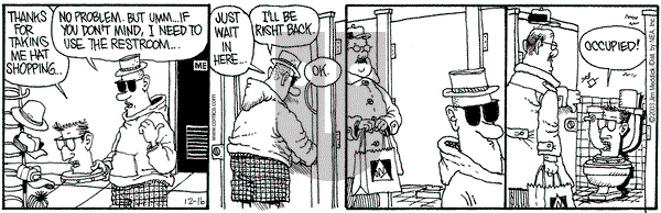 Monty on Tuesday December 16, 2003 Comic Strip