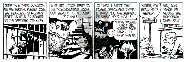Calvin and Hobbes on Thursday July 30, 1987 Comic Strip