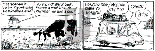Cul de Sac on Monday September 1, 2008 Comic Strip