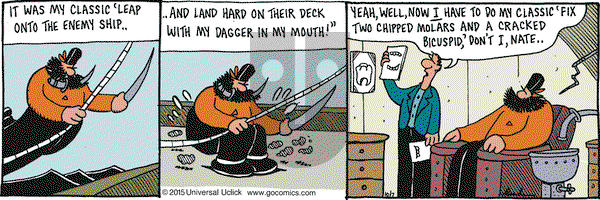Overboard on Wednesday October 7, 2015 Comic Strip
