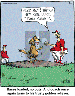 In the Bleachers on Friday July 1, 2005 Comic Strip