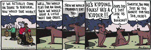 Overboard on Wednesday January 17, 2018 Comic Strip