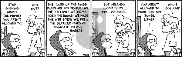 FoxTrot on Friday December 19, 2003 Comic Strip
