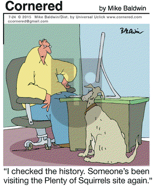 Cornered on Friday July 24, 2015 Comic Strip