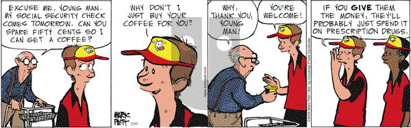 Lucky Cow on Monday July 17, 2006 Comic Strip