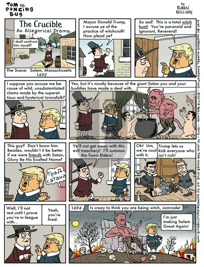 Tom the Dancing Bug on Monday June 12, 2017 Comic Strip