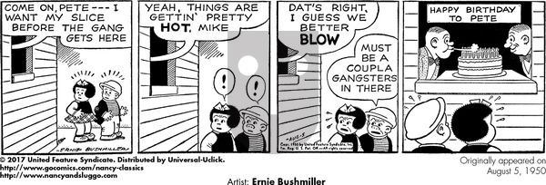 Nancy Classics on Sunday October 29, 2017 Comic Strip