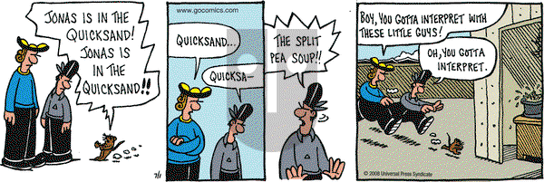 Overboard on Tuesday July 1, 2008 Comic Strip