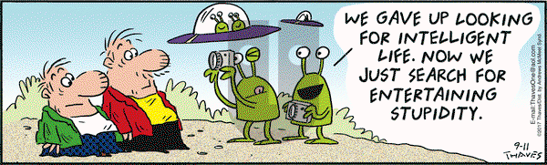 Frank and Ernest on Monday September 11, 2017 Comic Strip