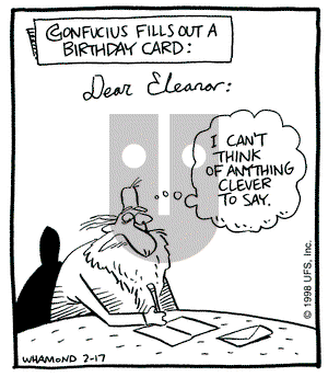 Reality Check on Tuesday February 17, 1998 Comic Strip