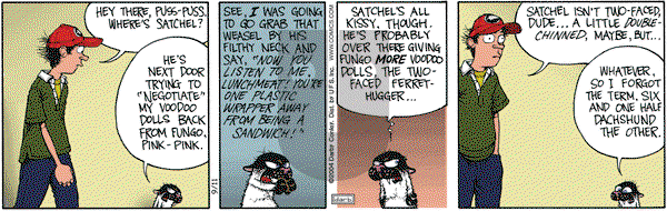 Get Fuzzy on Saturday September 11, 2004 Comic Strip